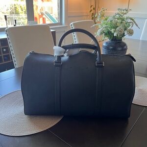 Cole Haan Black Leather Duffle BRAND NEW